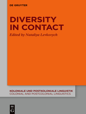 cover image of Diversity in Contact